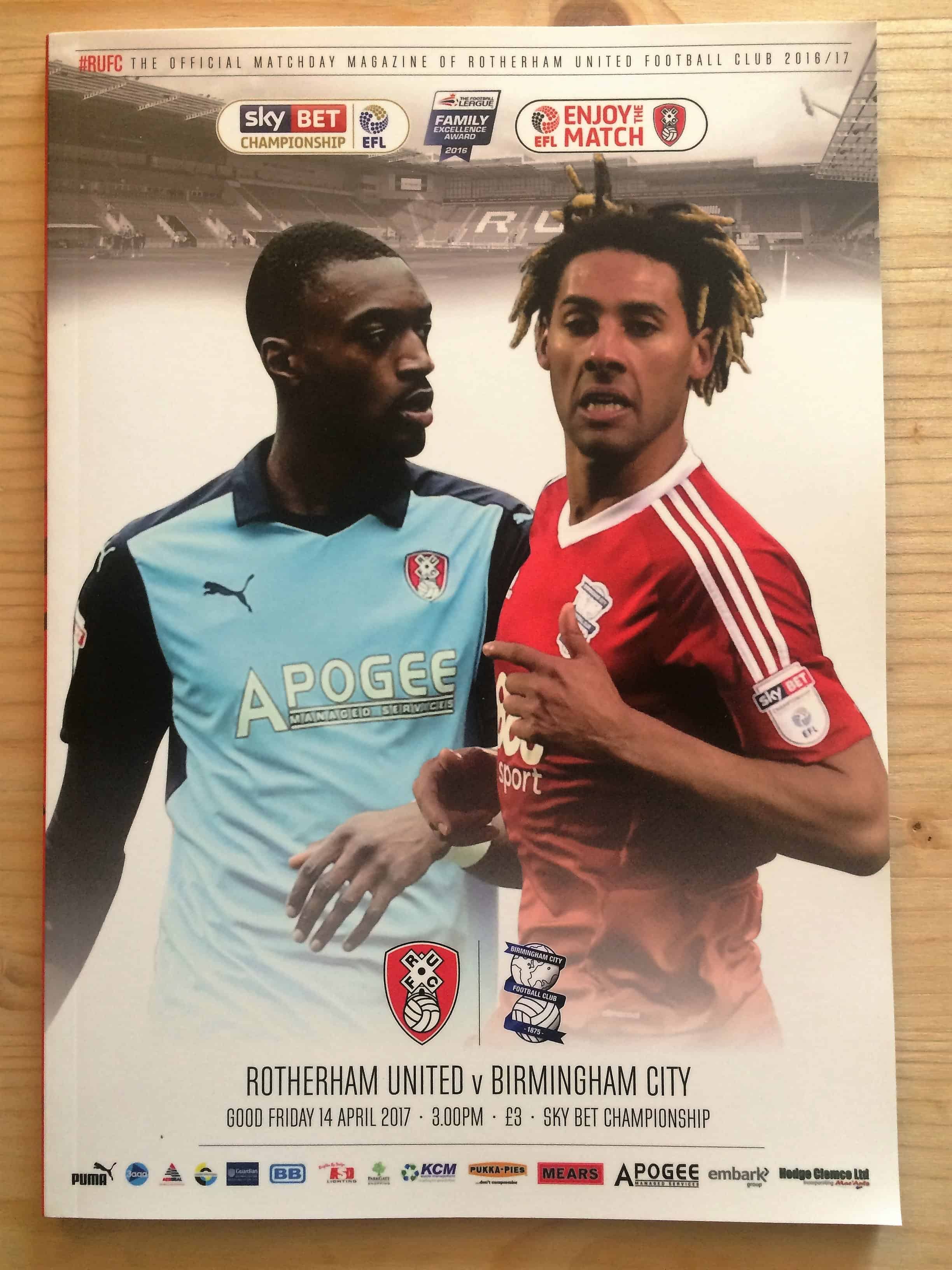 Rotherham United FC v Birmingham City FC